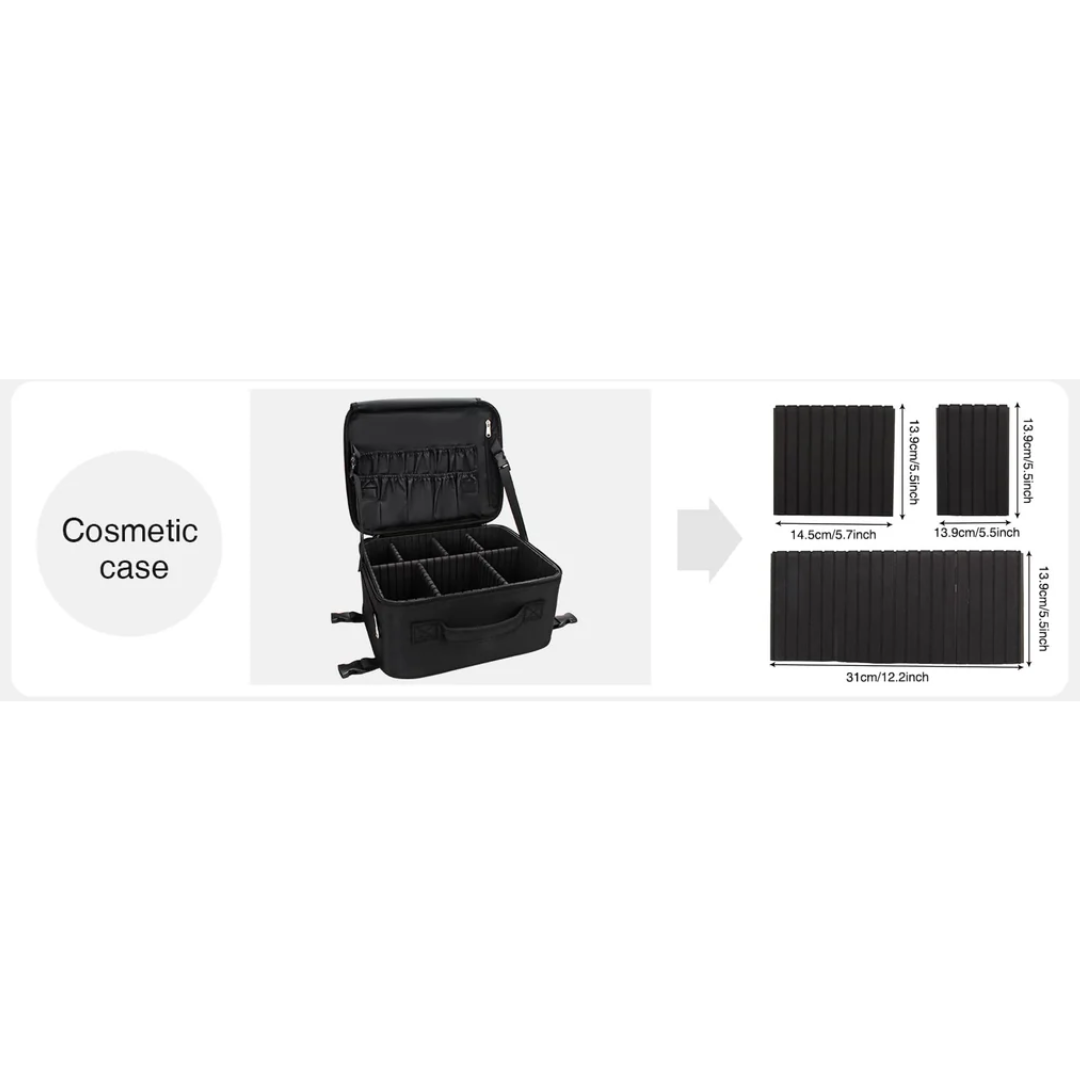 Maletin de maquillaje 1 compartimiento M Relavel